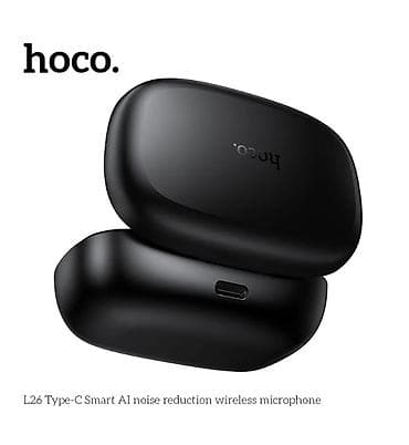 Петличные микрофоны: Беспроводной петличный микрофон HOCO L26 SMART AI ENC Стильный и — 6