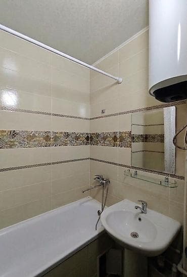 Квартиры: 2 комнаты, 59 м², Аламедин-1 мкр 105 серия, 5 этаж, Косметический ремонт — 10