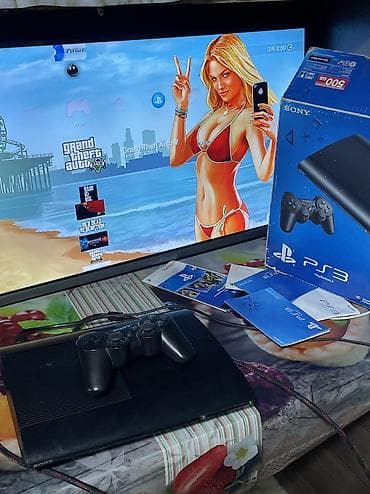Продаю Sony PlayStation 3 супер слим Память 500гб Прошитая at lalafo.kg Продаю Sony PlayStation 3 супер слим Память 500гб Прошитая
