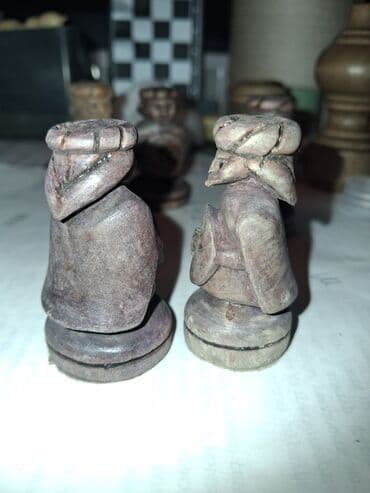 купить шахматы ручной работы: Шахматная фигура - пешка. ручной работы из дерева. - Материал — 6