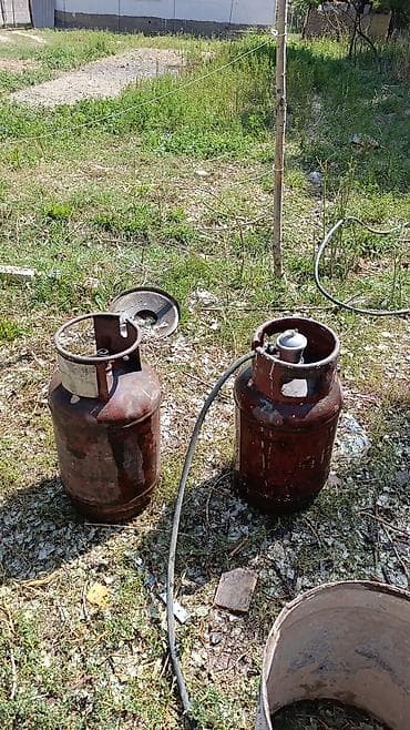 мото болок: Газовые баллоны пропановые (2 шт.) - Объем: стандартные бытовые — 1
