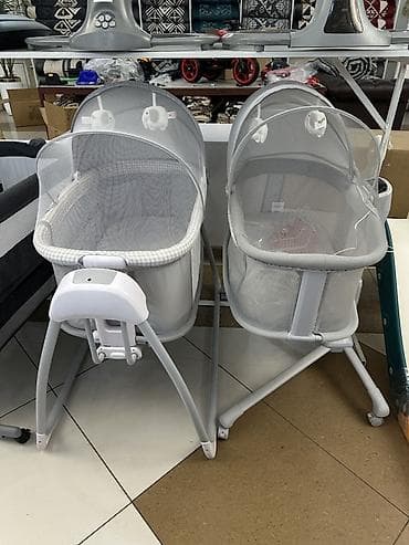 Люлька, Колыбель, Металл, цвет - Серый at lalafo.kg Люлька, Колыбель, Металл, цвет - Серый