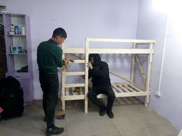железные двухъярусные кровати: Ассолому алейкум!! Эки кабатуу кровать жасайбыз таза сыйда жыгачтан — 3