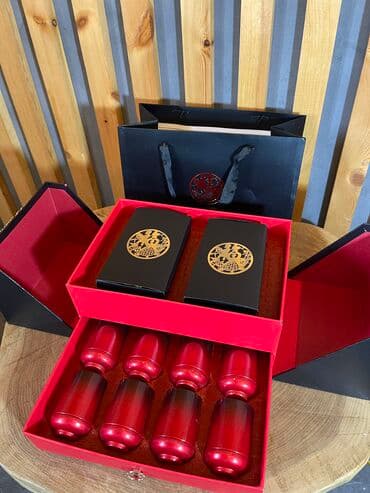 чайный набор подарочный: Шикарный набор Китайского чая • Подарочная коробка • 8 банок крупно — 1