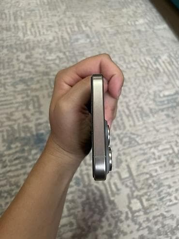 IPhone 15 Pro Max, Б/у, 256 ГБ, Natural Titanium, Коробка, 82 % — 4