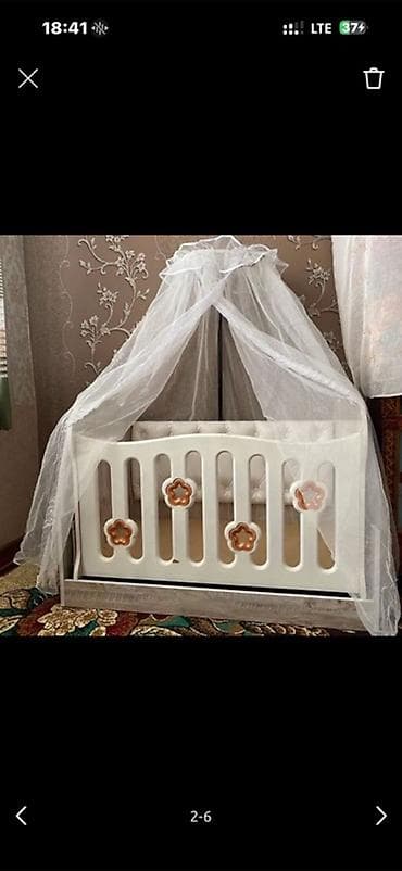Спальный гарнитур, Двуспальная кровать, Дерево, цвет - Коричневый — 5