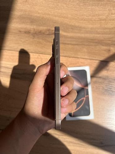 16pro max: IPhone 16 Pro Max, Б/у, 512 ГБ, Desert Titanium, Коробка, В рассрочку, 91 % — 4