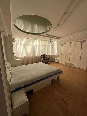 Спальный гарнитур в современном стиле, цвет — белый с серыми — 4