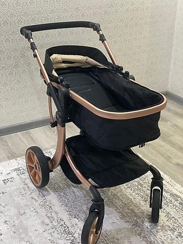 spider men: Коляска, цвет - Золотой, Б/у — 2