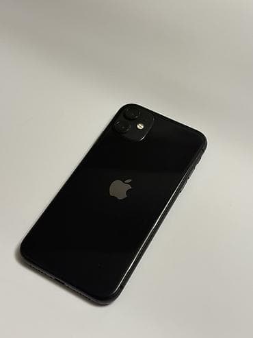 IPhone 11, Б/у, 128 ГБ, Черный, Коробка, 75 %