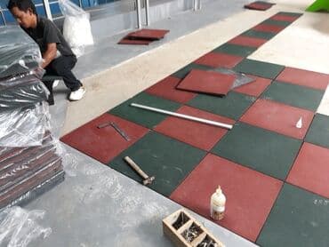 ковры резиновые: Резиновая плитка для уличных покрытий - Материал: резиновая крошка с — 8