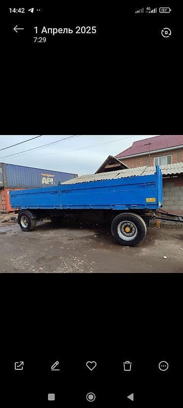 платформа борт: Прицеп, Special trailer, Бортовой, Б/у — 3