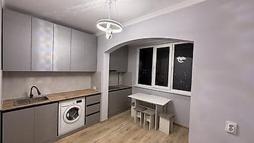 квартиры в беловодск: 1 комната, 45 м², Киргизия 1 105 серия, 6 этаж, Дизайнерский ремонт — 3