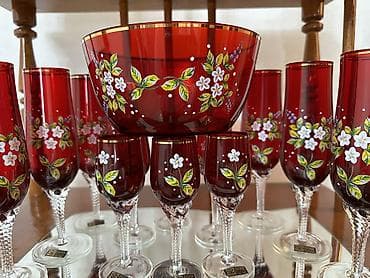 чешскую посуду ручной работы: Антиквариат! Редкость! Красотище! Эксклюзивный чешский набор из — 1