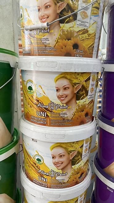 Внутренняя отделка: Краска латексная моющаяся Alina Paint UNI - Назначение: для стен и — 1