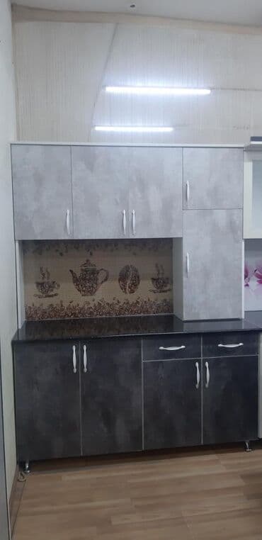 купить навесной кухонный шкаф: Кухня Буфет 1.5 м с фартук ом наличии есть с мойкой без мойка из — 2