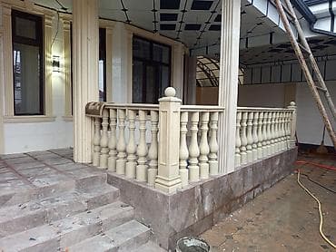 вазы из цветного стекла: Готовая балясина, Материал: Камень, Для крыльца — 2