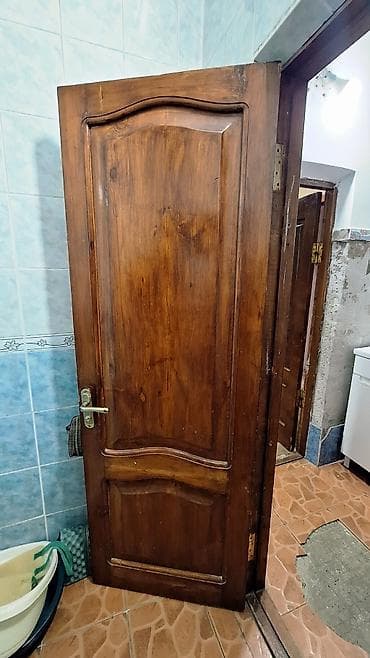 third edition solution: Двери для домов и квартир, Деревянная, Одностворчатая, Со стеклом, цвет - Коричневый — 5