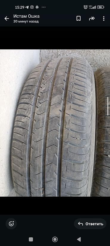 65 style: Шины 185 / 65 / R 15, Лето, Б/у, Комплект, Легковые, Bridgestone — 4