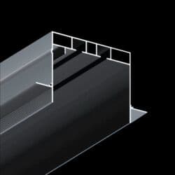 КАРНИЗ ВСТРАИВАЕМЫЙ ПОД ГКЛ С ПОДСВЕТКОЙ. ДЛИНА 2.5 И 3.2м ЦВЕТ