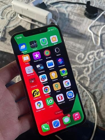 apple 12pro: IPhone 12 Pro, Б/у, 128 ГБ, Защитное стекло, Чехол — 1