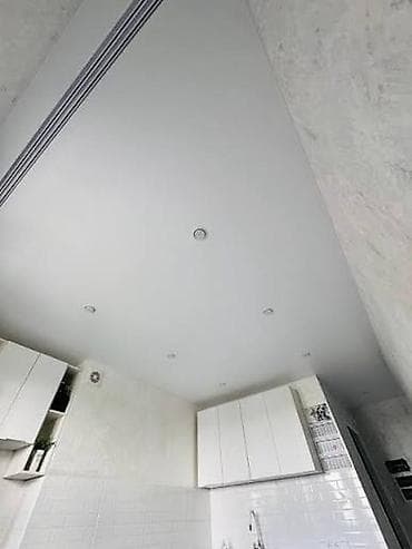 motion design: Натяжной потолок Глянцевое, Матовое, 3D потолки Гарантия, Бесплатная консультация, Бесплатный замер — 5