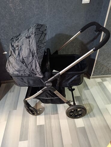 yokosun подгузники бишкек цена: Коляска, цвет - Черный, Новый — 9
