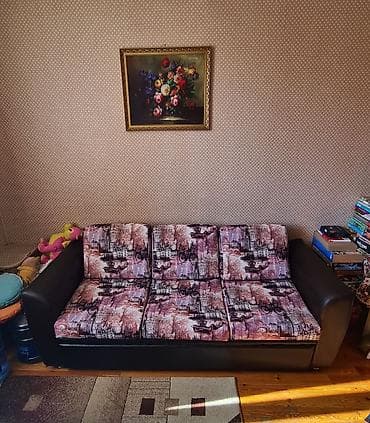 расклодной диван: Прямой диван, Б/у — 1
