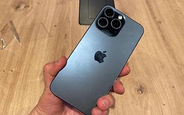 IPhone 15 Pro Max, Б/у, 512 ГБ, Синий, Кабель, Коробка at lalafo.kg IPhone 15 Pro Max, Б/у, 512 ГБ, Синий, Кабель, Коробка