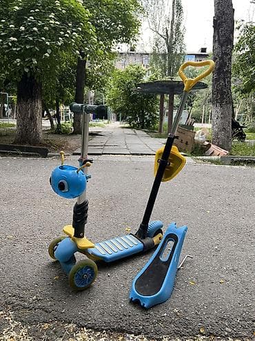 Детские самокаты: Детский самокат. Состояние очень хорошее! Все целое. Только помыть — 1
