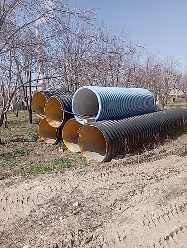 За метр 3000. Гофрированные пластиковые трубы большого диаметра для