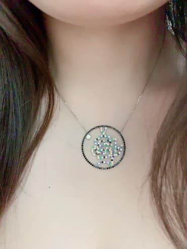 Серебро 925, SilverRoza: Серебряное Колье Роза Самый лучший подарок для ваших любимых