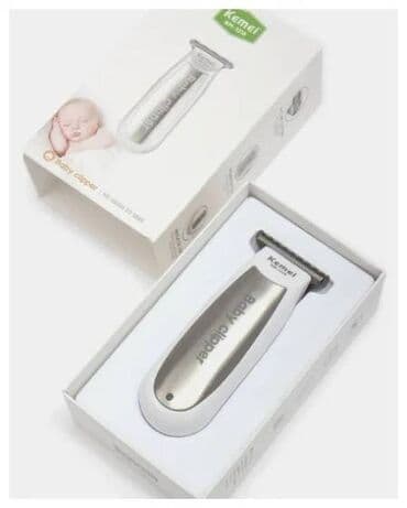 машинка барбер: Kemei 1318 - триммер для детских волос. Маленький и компактный — 2