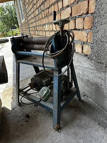 Үй жана бакча: Вальцовочный станок по металлу (полупромышленный), приводной — 2