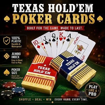 prosta uno: Игральные карты Texas Hold’em — профессиональный комплект для покера — 1
