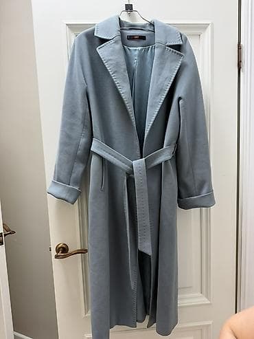 soft shell: Пальто, Халат, Осень-весна, Длинная модель, С поясом, M — 1