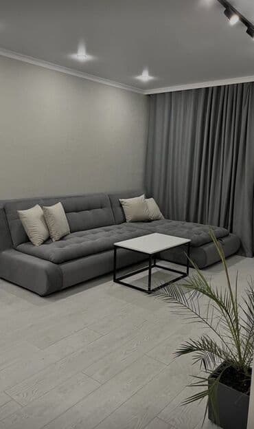 квартира бишкек на длительный срок: 2 комнаты, 53 м², Без мебели — 1