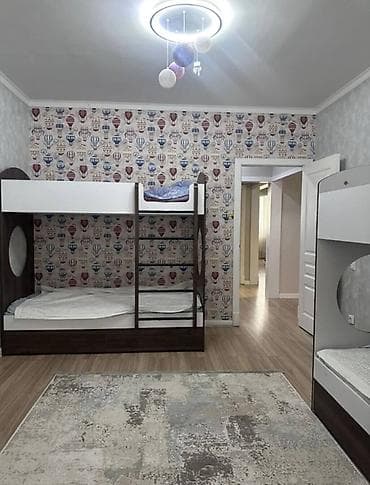 Квартиры: 3 комнаты, 106 м², Тунгуч мкр 106 серия улучшенная, 6 этаж, Евроремонт — 8