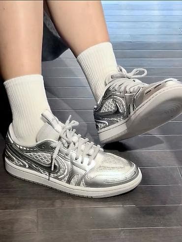 nike tn: Кроссовки, 38.5, Nike, Новый, цвет - Серебристый, Самовывоз — 4