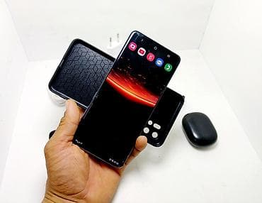 z fold 2: Samsung Galaxy S20 Plus, Б/у, 128 ГБ, цвет - Синий, 1 SIM, 2 SIM, eSIM — 3