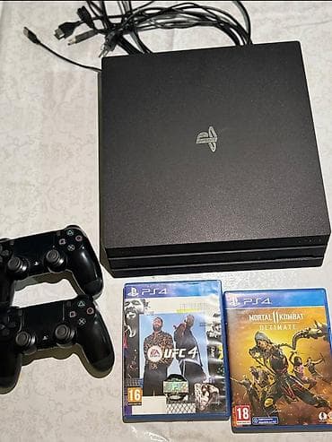 PS4 (Sony PlayStation 4): PlayStation 4 Pro комплект - Игровая консоль Sony PlayStation 4 Pro — 4