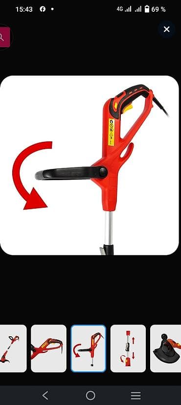 электрический триммер: Триммер, мотокоса, Новый, Электрический, Самовывоз — 4