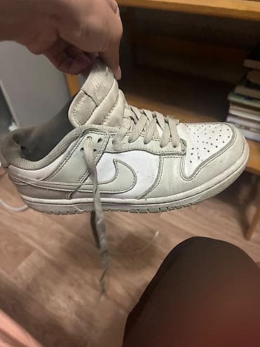 найк данки: Продаю оригинал Nike dunk low white 36 размер — 3