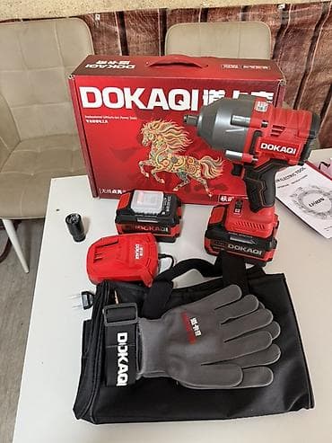 Дом и сад: Гайковёрт Аккумуляторный ударный гайковёрт DOKAQI (Li-Ion) — 1