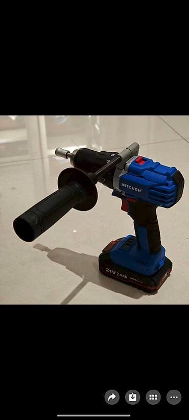 сверлильный патрон: Аккумуляторная дрель-шуруповерт INTOUGH 21V - Тип: бесщеточная — 1