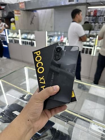 Poco X7 Pro, Б/у, 256 ГБ, цвет - Черный, 1 SIM, 2 SIM