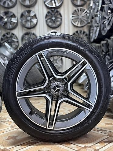 Колеса в сборе 255 / 45 / R 19, Лето, Б/у, Комплект, Легковые, Литые, отверстий - 5 — 1