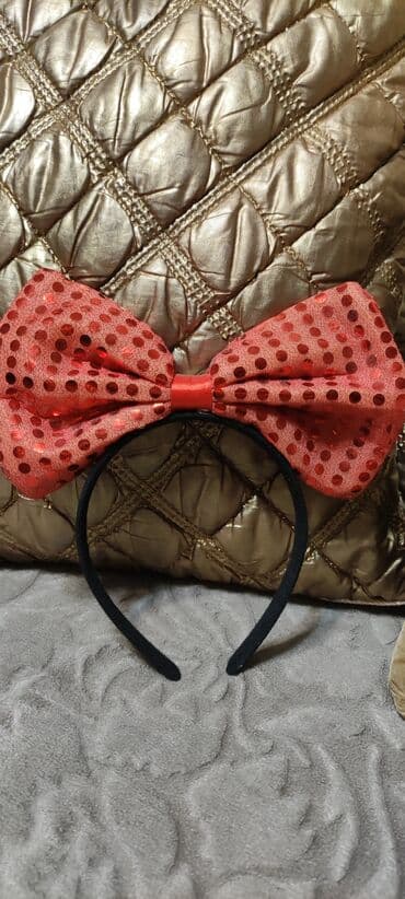 Аксессуар для волос, Бант, Детские, Материал: Текстиль, Новый