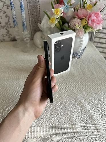 iphone cable: IPhone 16, Новый, Черный, Коробка, 100 % — 2