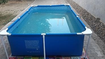 Спорт жана эс алуу: Каркасный бассейн Intex Rectangular Frame Pool - Размер: 3.00 × 2.00 — 1